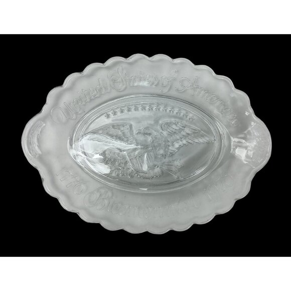 Avon Other - Avon United States Of America 1776 Bicentennial 1976 Collectible Glass Plate Vtg